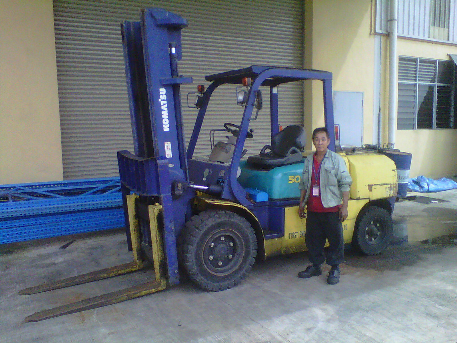 Free Inspection at Site for Komatsu Forklift FD50 in Senai 