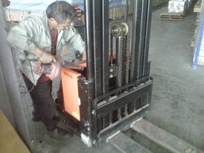 Normal Service Battery Stacker at The Port of Tanjung Pelepas